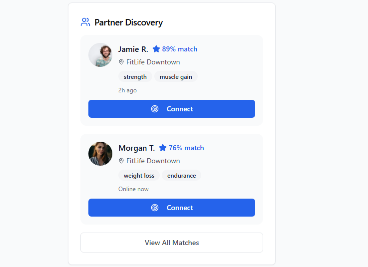 Gym Social App Project
